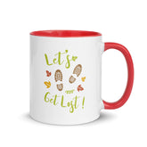 "Let's Get Lost" Colorful Camping Mug